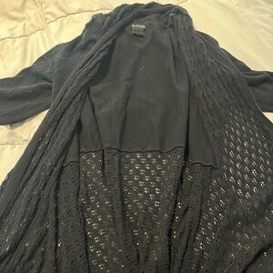 New Directions Elegant Black Knit Sweater